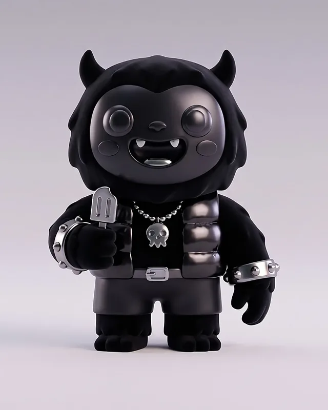 Velvet Yeti, a collectible vinyl figure