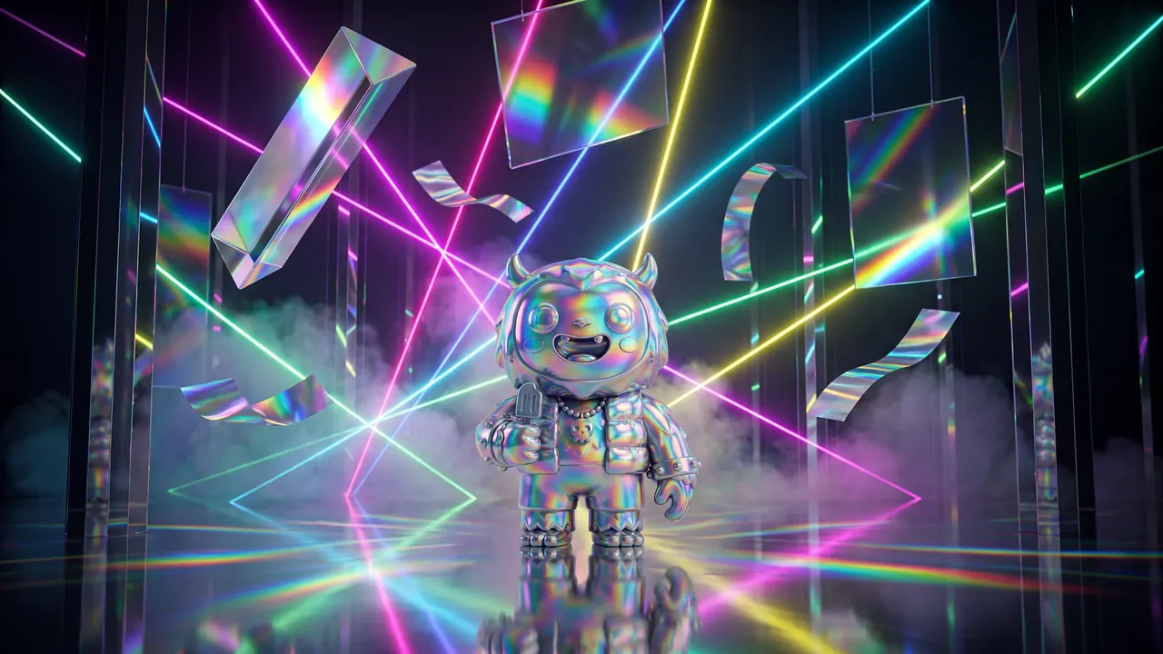 Holographic Yeti in a hall of lasers
